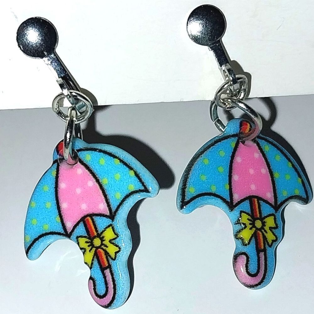 Beautiful fashion clip-on kids earrings - Picture 3 of 6